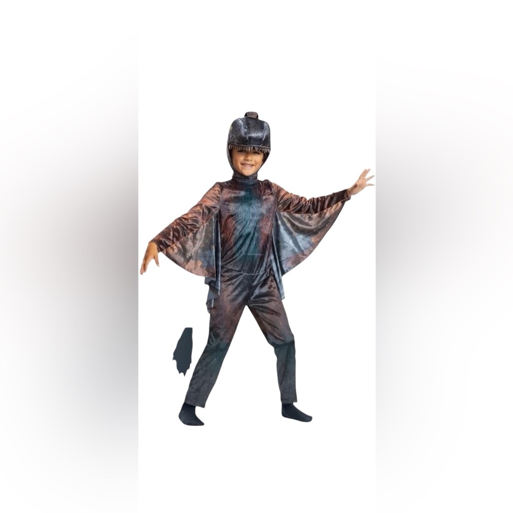 Kids Jurassic World Pyroraptor Costume – small 4-5 Classic Halloween